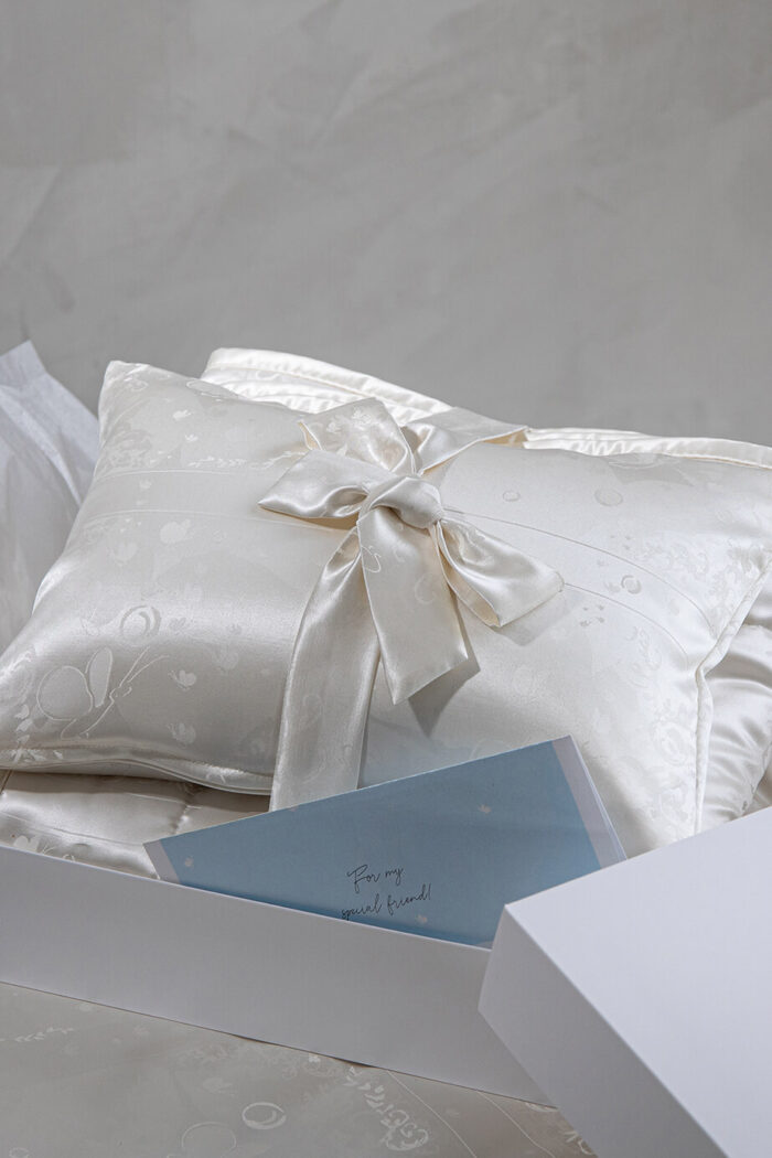 Luxury Baby Gifts- High End Silk Newborn Baby Shower Gift Set. Signature Collection Gift Set 1