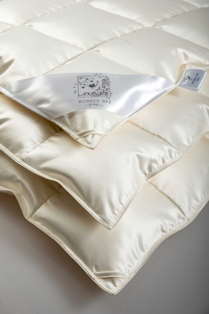 The Bubble Bee Silk Covered Down Proof Comforter_Bubble Bee by Merily_2